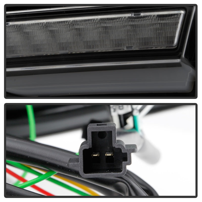 Spyder 08-14 Subara Impreza WRX Hatchback LED Tail Lights Seq Signal Blk Smoke ALT-YD-SI085D-SEQ-BSM connection details