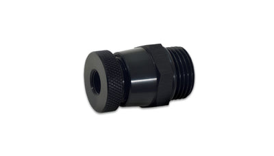 Vibrant 8 ORB to 1/8 NPT Aluminum Drain Valve - Black for performance upgrades at DTX Performance