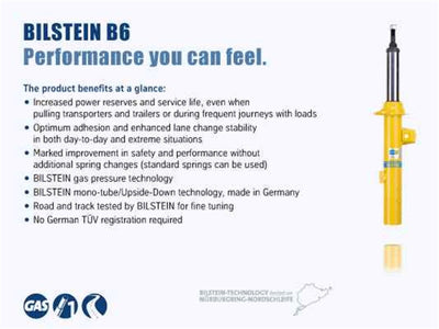 Bilstein B6 shock absorber benefits