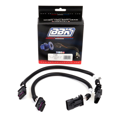 BBK 18-20 Ford Mustang GT O2 Sensor Wire Harness Extensions 16in Pair for performance car parts at DTX Performance