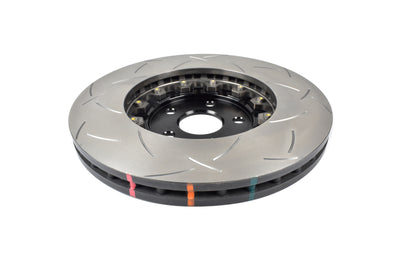 DBA 11-17 Jeep Grand Cherokee Trackhawk 6.2L V8 5000 Series Slotted Front Brake Rotor w/Black Hat - high performance brake upgrades