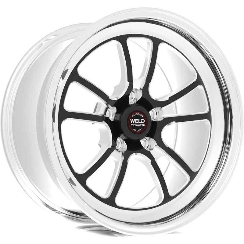 Weld S70 18x10 / 5x4.75 BP / 7.1in. BS Black Wheel (High Pad) - Non-Beadlock