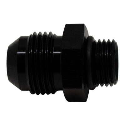 DeatschWerks 6AN ORB Male to 8AN Male Flare Adapter - Anodized Matte Black, performance car parts by DTX Performance