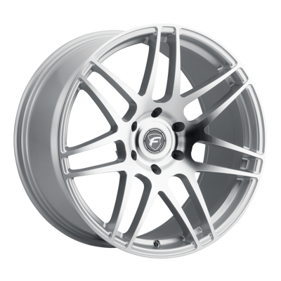 Forgestar F14 20x10 / 6x135 / ET38 / 6.99in BS / 87.1 Bore - Silver Machined Wheel