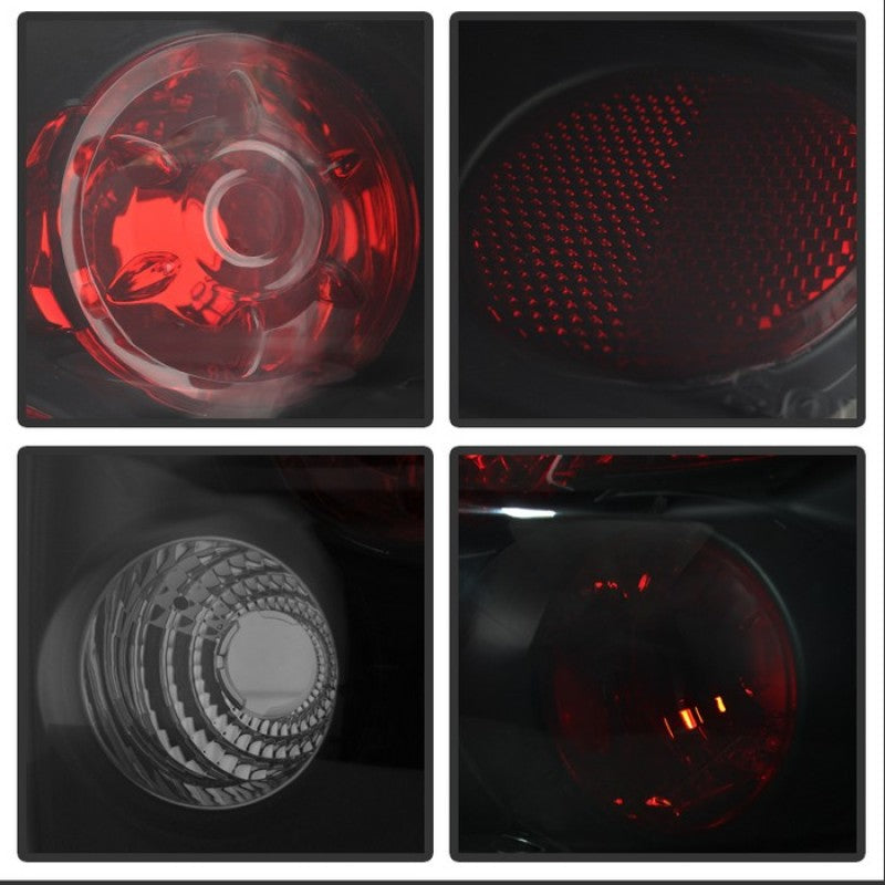 Spyder Chevy Silverado Stepside 99-04 Euro Style Tail Lights Black Smoke ALT-YD-CS99STS-BSM, performance car parts