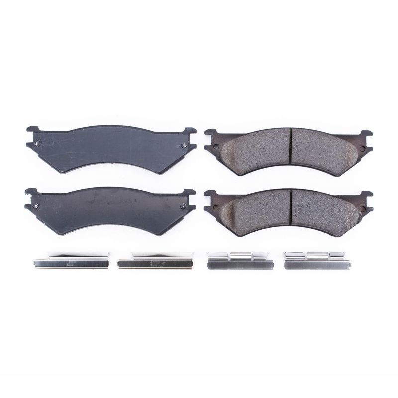 Power Stop 03-07 Ford E-250 Rear Z17 Evolution Ceramic Brake Pads w/Hardware - DTX Performance