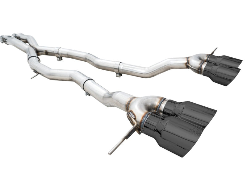 AWE Track Edition Catback Exhaust for BMW G8X M3/M4 - Diamond Black Tips - DTX Performance