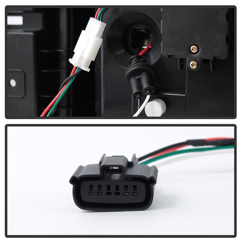 Spyder Chevy Tahoe / Suburban 15-17 LED Tail Lights - Black Smoke close-up