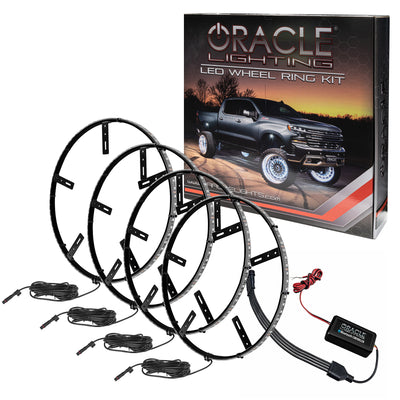 Oracle LED Illuminated Wheel Rings - ColorSHIFT Dynamic - ColorSHIFT - Dynamic performance car parts from DTX Performance.