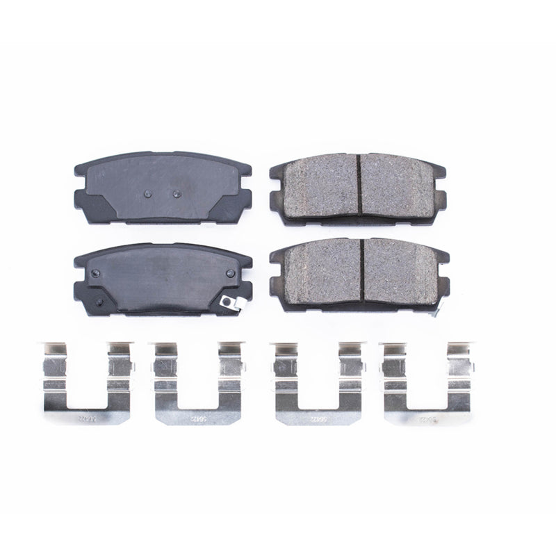 Power Stop 12-15 Chevrolet Captiva Sport Rear Z17 Evolution Ceramic Brake Pads w/Hardware - DTX Performance