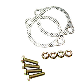ISR Performance GT Single Exhaust - 89-94 S13 Nissan 240sx gasket and bolt hardware kit for high performance auto part installation.