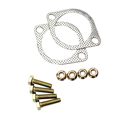 ISR Performance GT Single Exhaust - 89-94 S13 Nissan 240sx gasket and bolt hardware kit for high performance auto part installation.
