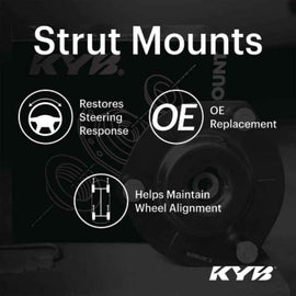 KYB 22-23 Hyundai Kona / 17-22 Ioniq / 19-21 Veloster / 2019+ KIA Forte Strut Mount Kit - Rear