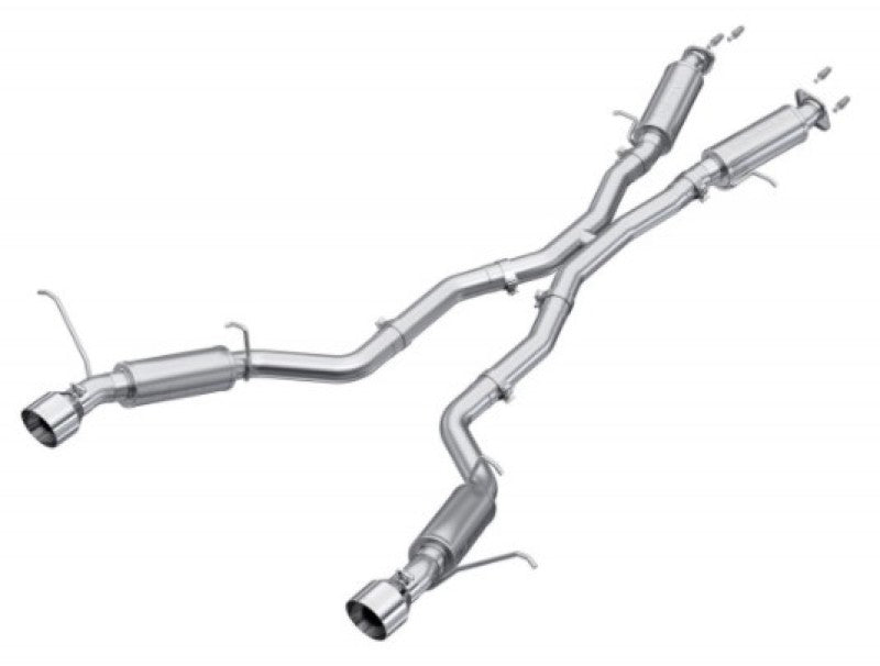 MBRP 2012+ Jeep Grand Cherokee SRT 6.4L 3in Dual Rear Exit Aluminized Catback Exhaust - T304 Tips for performance upgrades