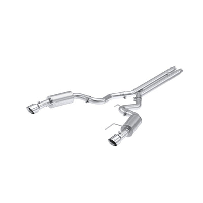 MBRP 2024 Ford Mustang GT S650, 5.0 Aluminized Steel 3in Cat-Back Dual Split Rear (Street) - Performance exhaust system