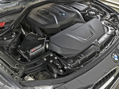 aFe Magnum FORCE Stage-2 Pro 5R Cold Air Intake System 2017 BMW 330i (F3x) I4-2.0L (t) B48 engine view