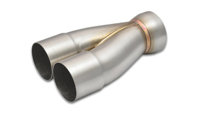 Vibrant 2-1 SS Merge Collectors 2-1/2in Inlet Slipover ID 3in Outlet OD - performance car parts, high performance auto parts