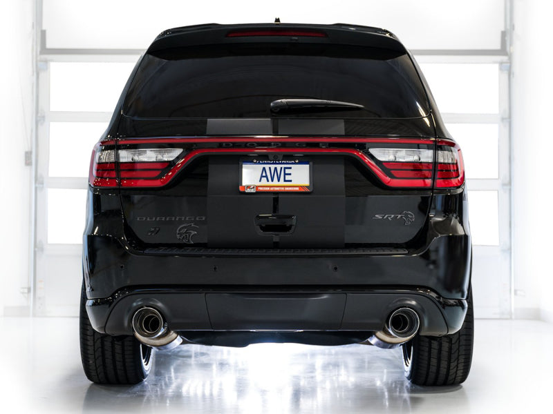 AWE Tuning 18-23 Dodge Durango SRT & Hellcat Touring Edition Exhaust - Chrome Silver Tips - DTX Performance