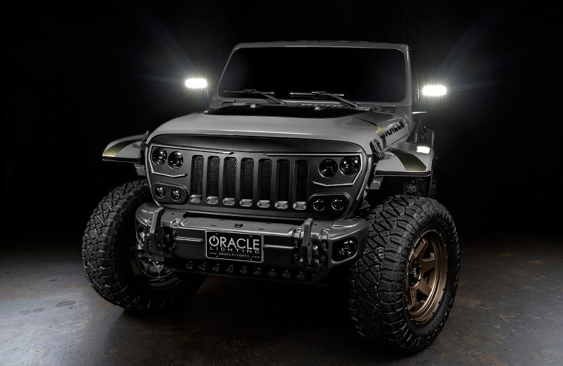 Oracle Lighting LED Off-Road Side Mirrors for Jeep Wrangler JL / Gladiator JT, high performance auto parts by DTX Performance.