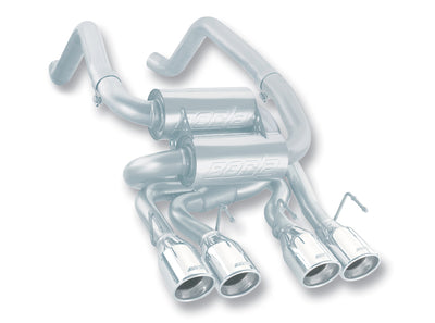 Borla 05-08 Corvette Convertible/Coupe 6.0L/6.2L 8cyl SS S-Type Exhaust (REAR SECTION ONLY) - performance car parts