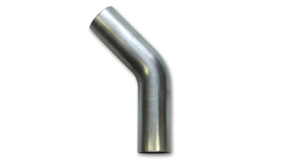 Vibrant 1in OD T304 SS 45 Deg Mandrel Bend for performance car parts by DTX Performance, ideal for exhaust systems and tuning upgrades.