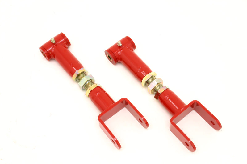 BMR 91-96 B-Body Upper Control Arms On-Car Adj. STD. Length (Polyurethane) - Red - DTX Performance