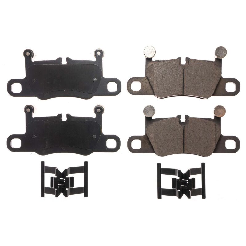 Power Stop 16-18 Porsche 911 Rear Z17 Evolution Ceramic Brake Pads w/Hardware - DTX Performance