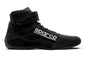 Sparco Shoe Race 2 Size 12 - Black, available at DTX Performance for performance car parts and aftermarket upgrades.
