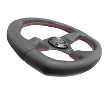 Load image into Gallery viewer, NRG Reinforced Steering Wheel leather red
