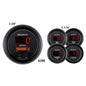 AutoMeter Gauge Kit 5 Pc. 3-3/8in. & 2-1/16in. Elec Speedo Digital Black Dial W/ Red Led - DTX Performance, high performance auto parts.