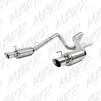 MBRP 05-09 Ford Shelby GT500 / GT Dual Split Rear Street Version 4in Tips T409 Exhaust System performance car part