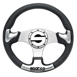 Sparco Steering Wheel P 222 Black for performance upgrades, tuning, and high performance auto parts at veteran owned DTX Performance.