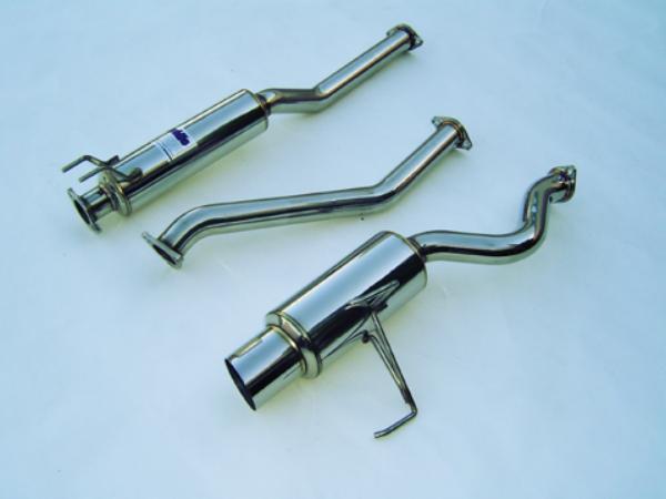 Invidia 02+ Honda Civic Si 3 Door (101mm tip) Cat-Back Exhaust, performance car parts from DTX Performance