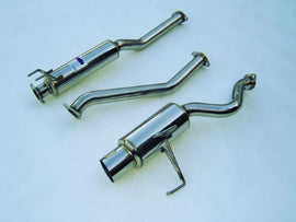 Invidia 02+ Honda Civic Si 3 Door (101mm tip) Cat-Back Exhaust, performance car parts from DTX Performance