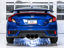 Load image into Gallery viewer, AWE Tuning 2016+ Honda Civic Si Touring Edition Exhaust w/Front Pipe &amp; Dual Diamond Black Tips - DTX Performance