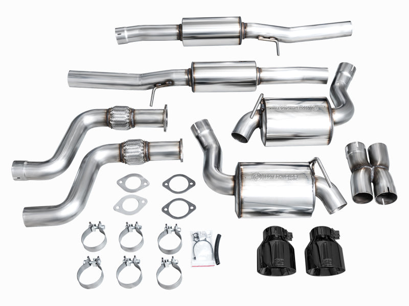 AWE 2023 Nissan Z RZ34 RWD Touring Edition Catback Exhaust System w/ Diamond Black Tips - DTX Performance