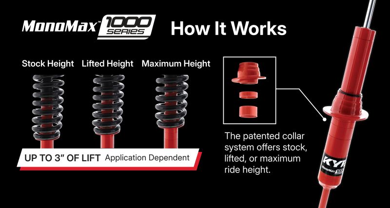 KYB 18-26 Jeep Wrangler JL 1000 Series Front Shock