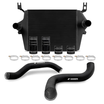 Mishimoto 99-03 Ford 7.3L Powerstroke PSD Black Intercooler Kit w/ Black Pipes, performance car parts, DTX Performance