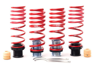 H&R 12-19 Porsche 911/991 Carrera (2WD) VTF Adjustable Lowering Springs for performance car suspension.