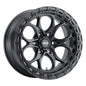 Weld 17x9 Ledge 6 6x135  ET-12 BS 4.50 87.1 Satin Black Wheel / Satin Black Ring
