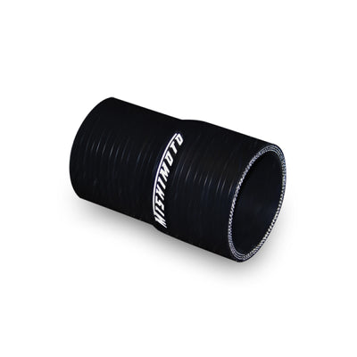 Mishimoto 2.0 to 2.25 Inch Black Transition Coupler, performance car parts, DTX Performance, performance upgrades for tuning and exhaust.