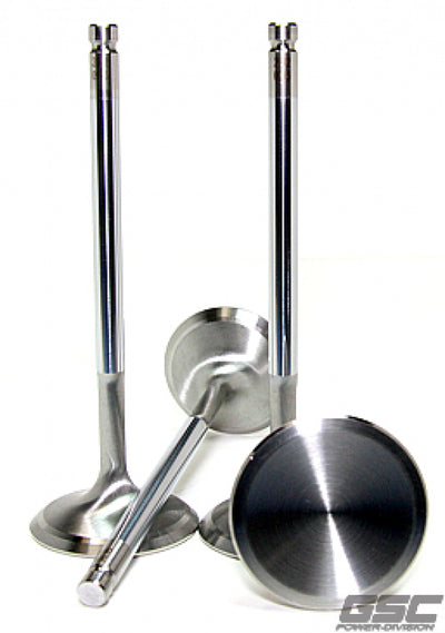 GSC P-D Audi V10 5.2L/DAZA 2.5L 33.8mm Head STD 104.4mm Long Chrome Polished Intake Valve- Set of 10 performance car parts