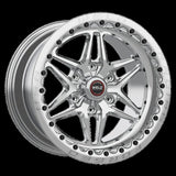 Weld 15X10 S81HD 6X5.5 6.5BS Polished Center, 3.54ID POL MT Ring