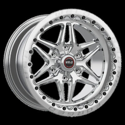 Weld S81 17x11 / 5x4.75 BP / 7.7in BS / +43mm Offset Polished Wheel - SBL