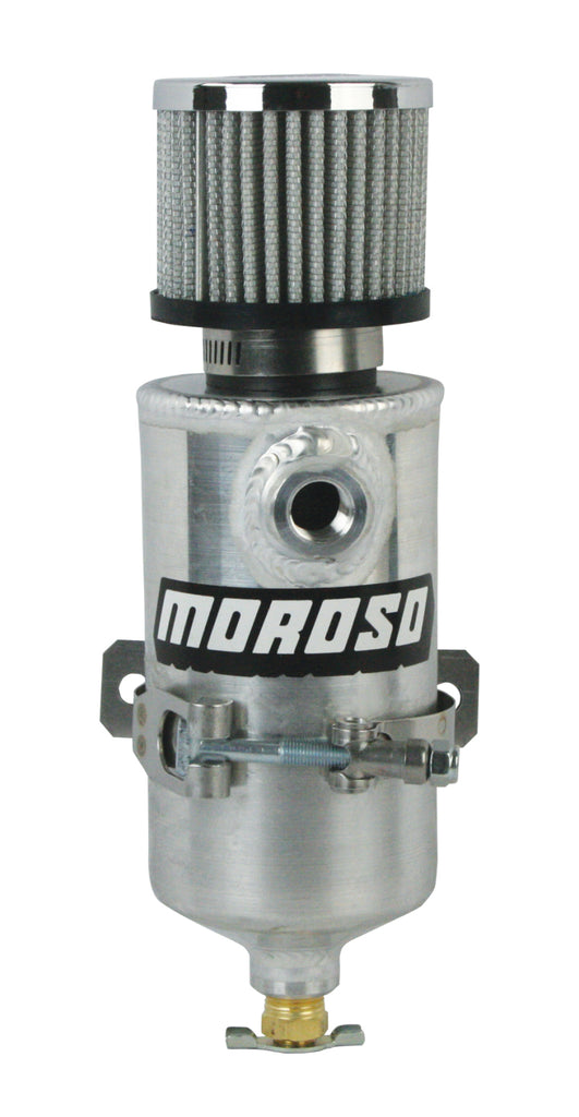 Moroso Breather Tank/Catch Can - Two 3/8 NPT Female Fittings - Aluminum - DTX Performance