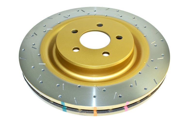 DBA 15-20 Ford Mustang GT (w/352mm Frt Rotor w/o Perf Pkg) Front 4000 Series Drilled & Slotted Rotor - DTX Performance