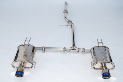 Invidia 04-08 Acura TSX Q300 Rolled Titanium Tip Cat-Back Exhaust, performance car parts from DTX Performance