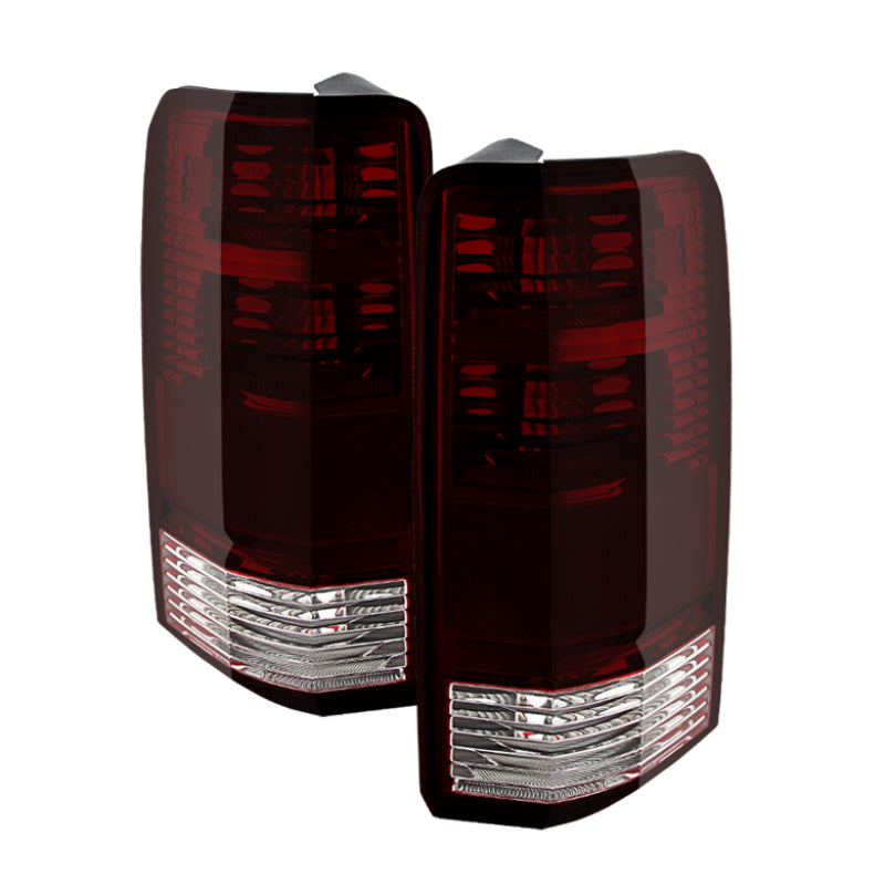 Xtune Dodge Nitro 07-11 OEM Style Tail Lights Red Smoked ALT-JH-DNIT07-OE-RSM high performance car parts by DTX Performance