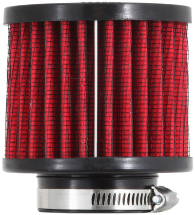 K&N 1.5in Flange ID x 3in OD x 2.5in H Rubber Base Crankcase Vent Filter for performance car parts.