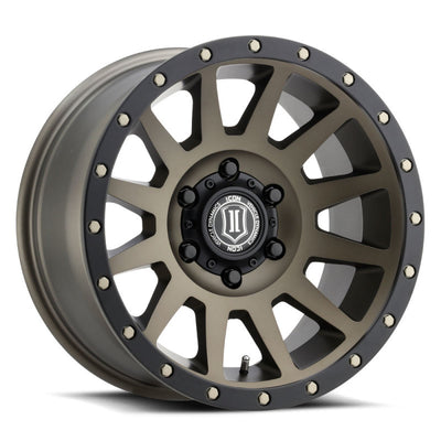 ICON Compression 17x8.5 6x5.5 0mm Offset Bronze Wheel
